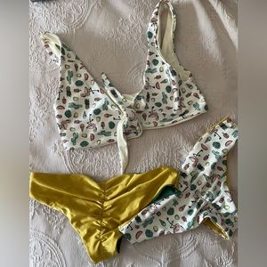 Jungle Sol brand bikini